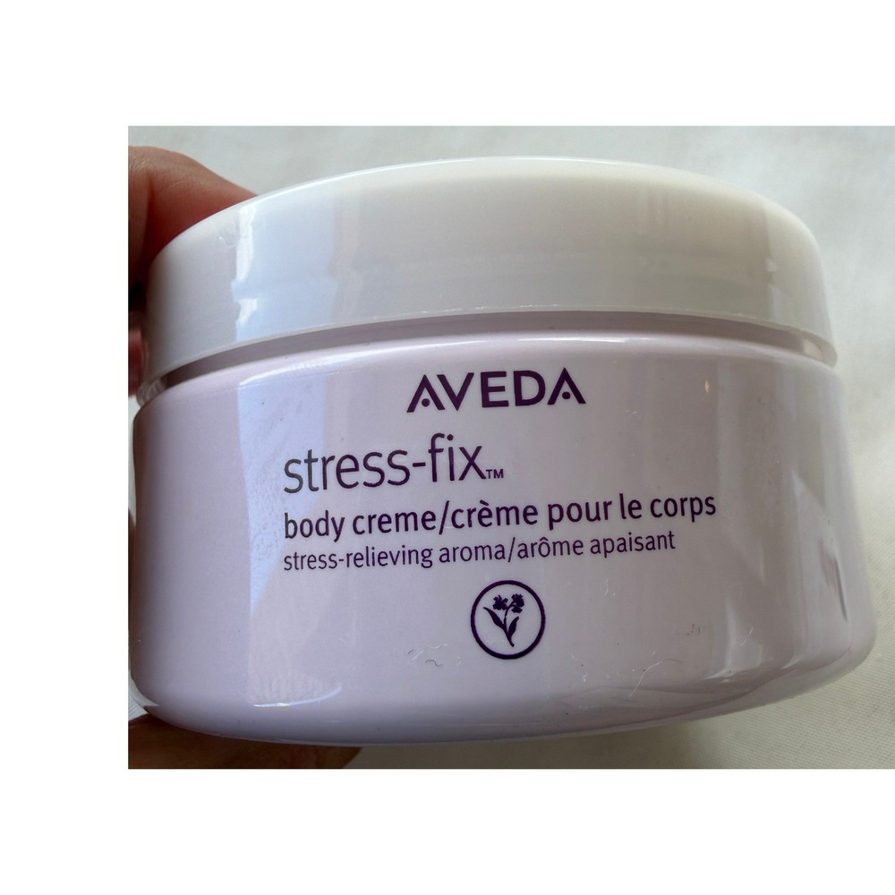 Aveda Stress-Fix Body Creme 6.7oz Lavender Clary Sage Moisturizer Sealed NO BOX